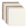 Muslinfilt (6‑pack) – Taupe Gray – 65x65