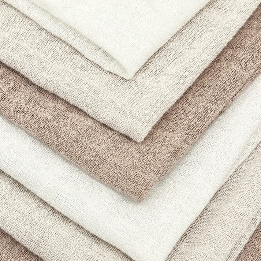 Muslinfilt (6‑pack) – Taupe Gray – 65x65