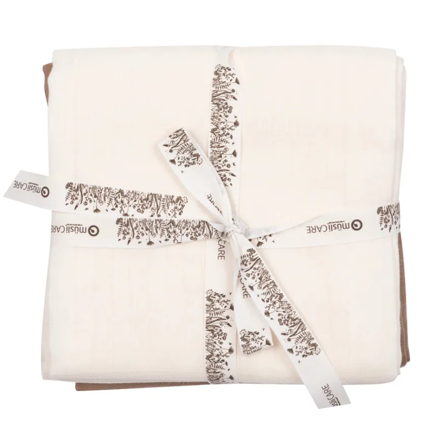 Muslinfilt 2-pack, 75x75 cm - Balsam Cream