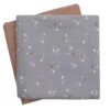 Muslinfilt 2-pak, 75x75 cm - Stars