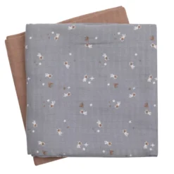 Muslinfilt 2-pak, 75x75 cm - Stars