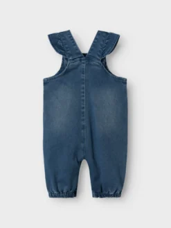 Naja Denim Hängselbyxor - Dark Denim