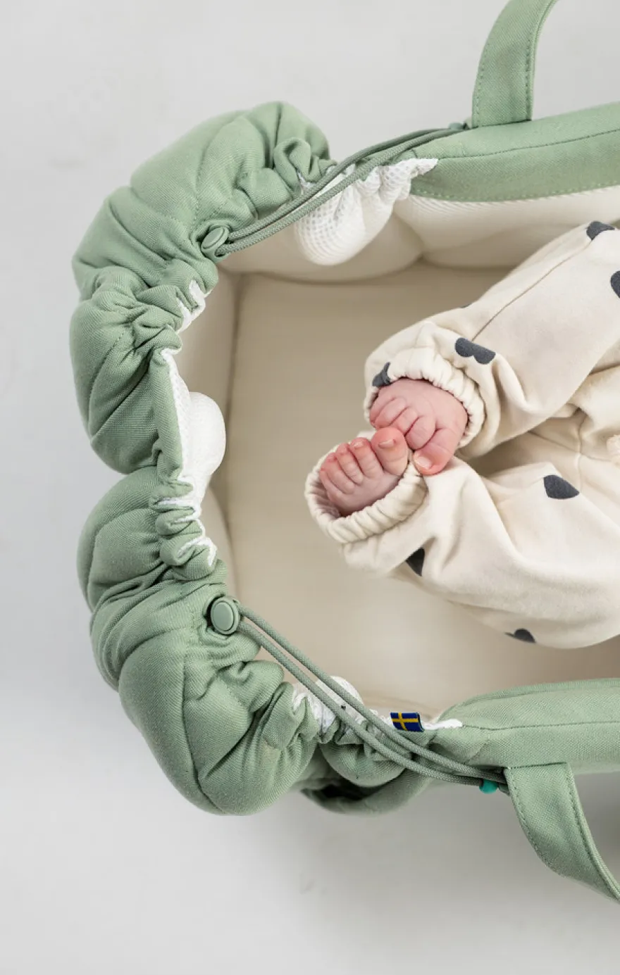 Najell SleepCarrier Vol 5 Babynest - Agave Green