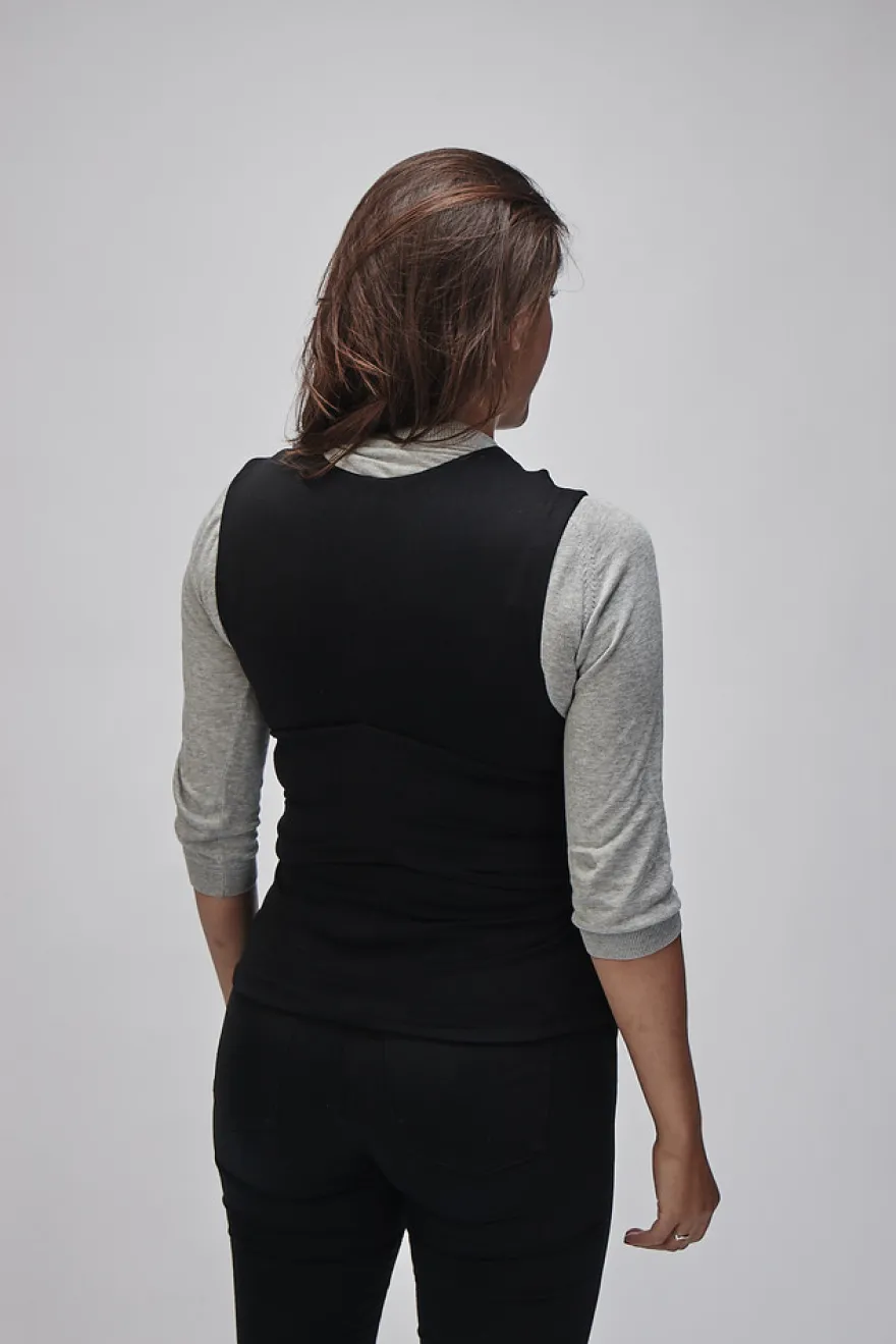 Najell Wrap Bärsjal L - Charcoal Black
