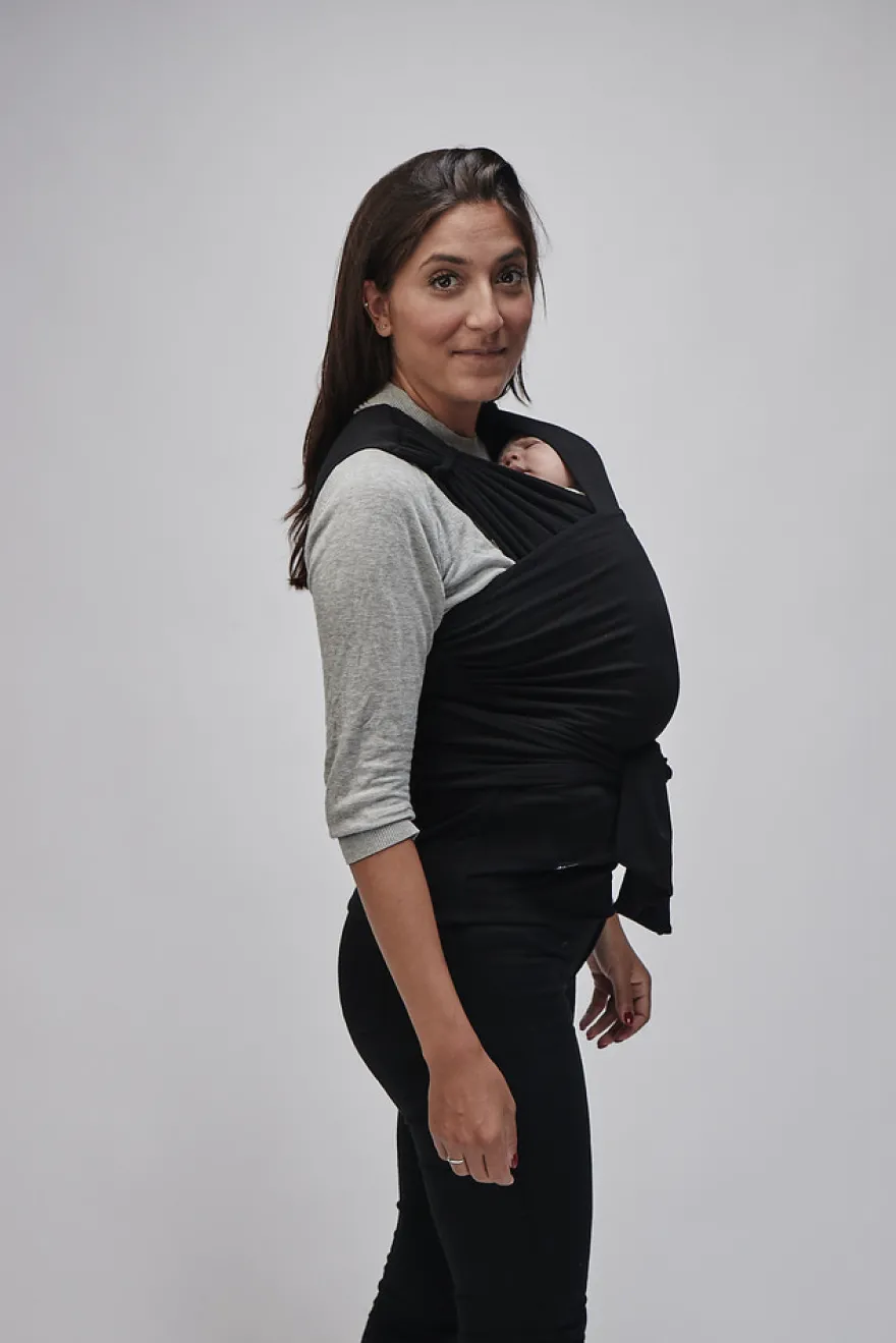 Najell Wrap Bärsjal M - Charcoal Black