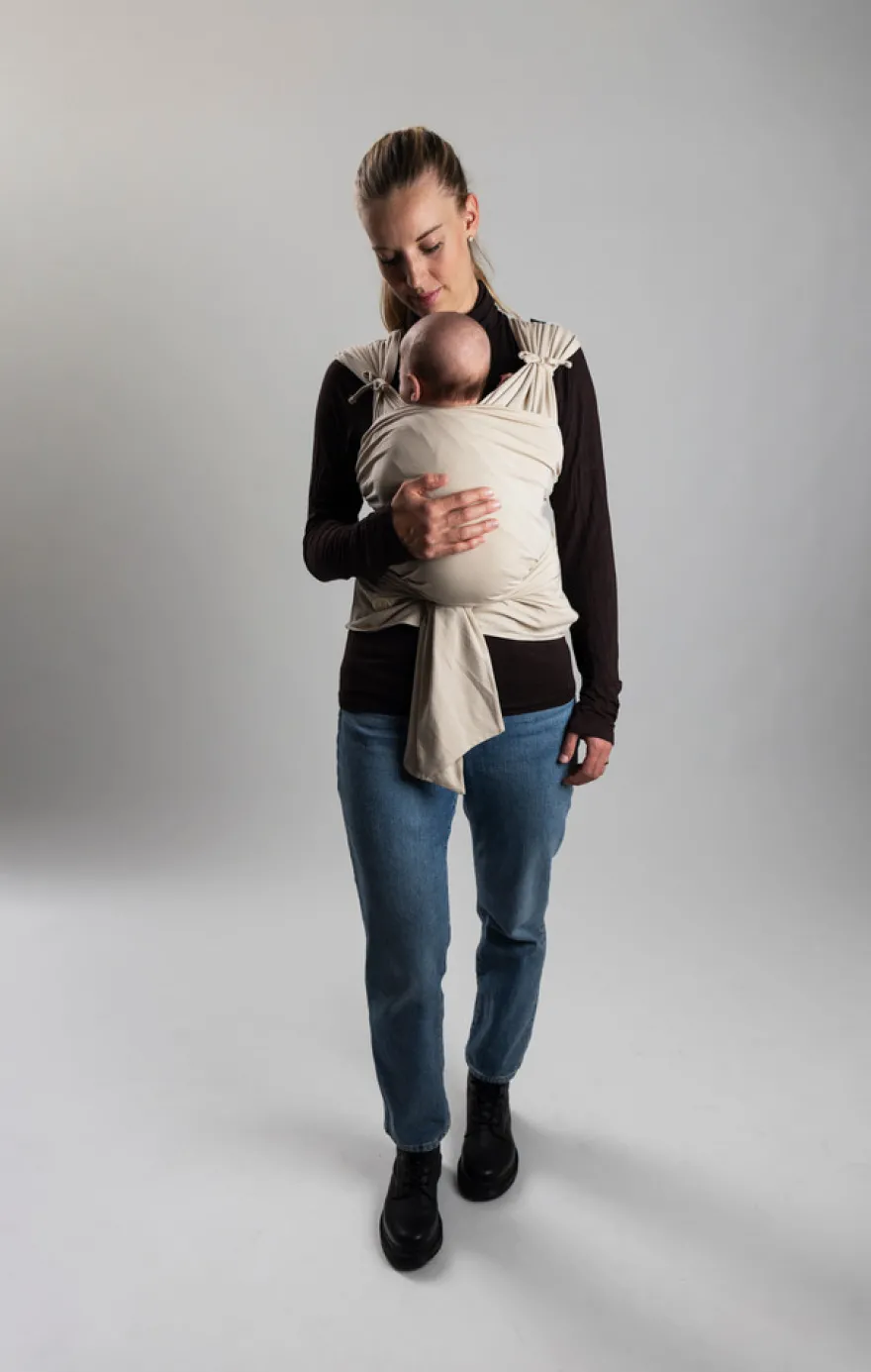Najell Wrap Bärsjal M - Powder Beige