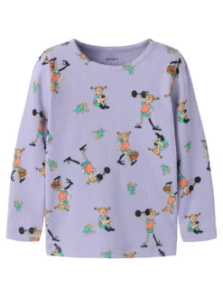 Name It Ara Pippi Tröja - Heirloom Lilac