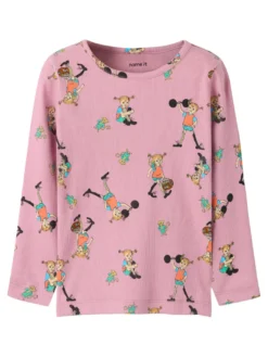 Name It Ara Pippi Tröja - Lilas