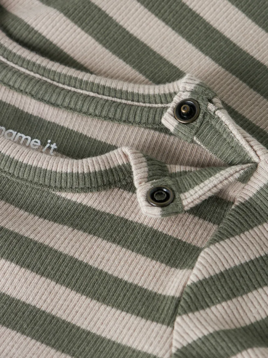 Name It Banio Långärmad Body - Dusty Olive