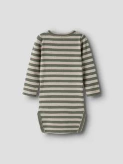 Name It Banio Långärmad Body - Dusty Olive