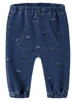 Name It Ben Barrel Sweatpants - Dark Blue Denim