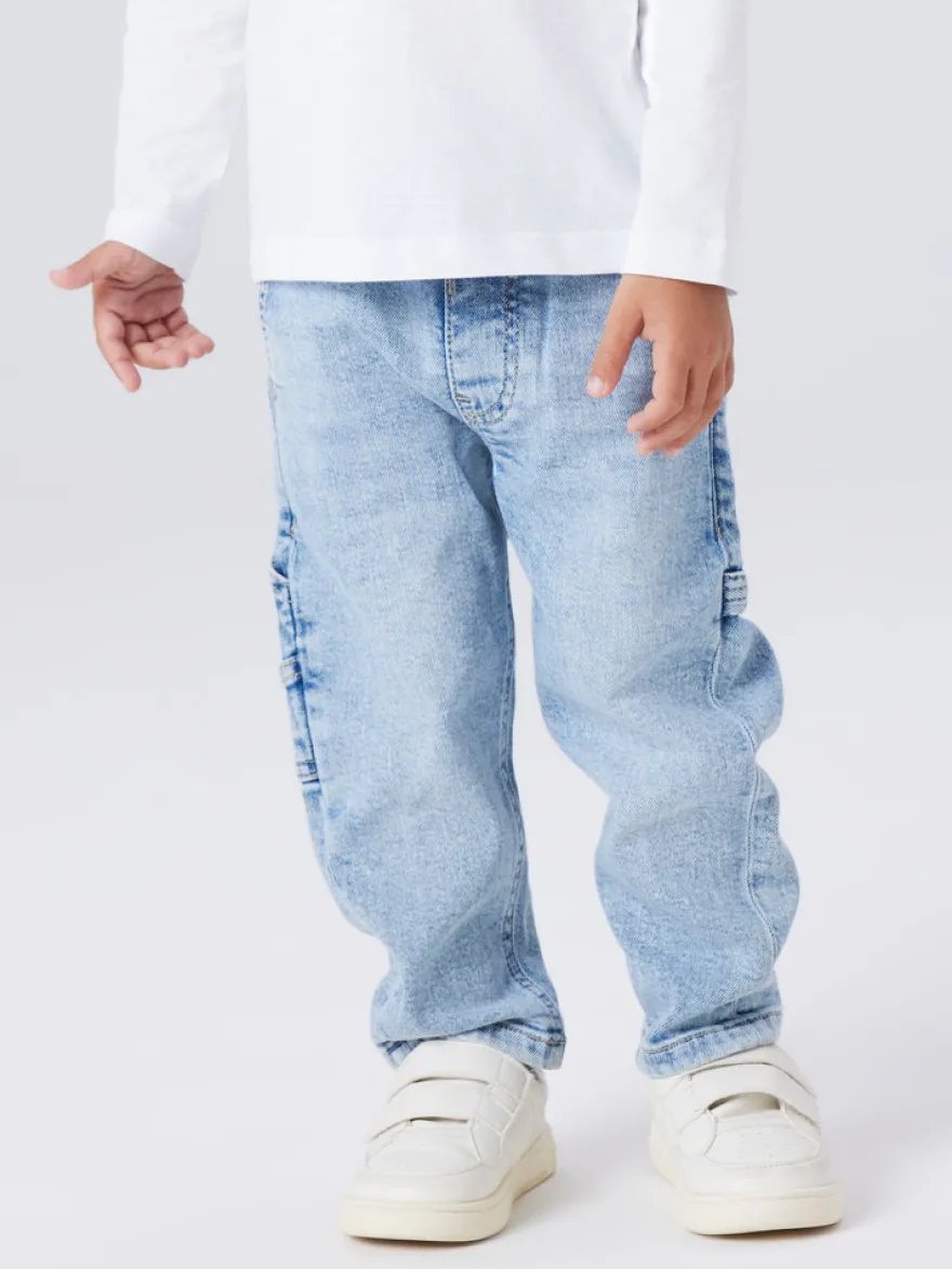 Name It Ben Tap Jeans Carp - Light Blue Denim