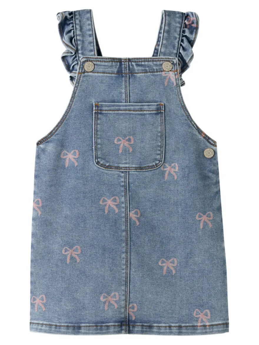 Name It Faith Spencer Klänning - Medium Blue Denim