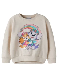 Name It Jemma Paw Sweatshirt - Peyote Melange