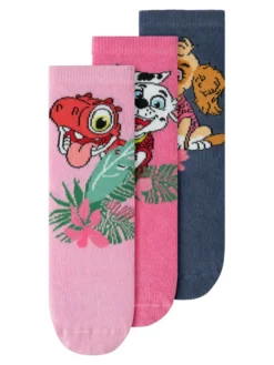 Name It Jenta Paw Strumpor 3-Pack - Pirouette