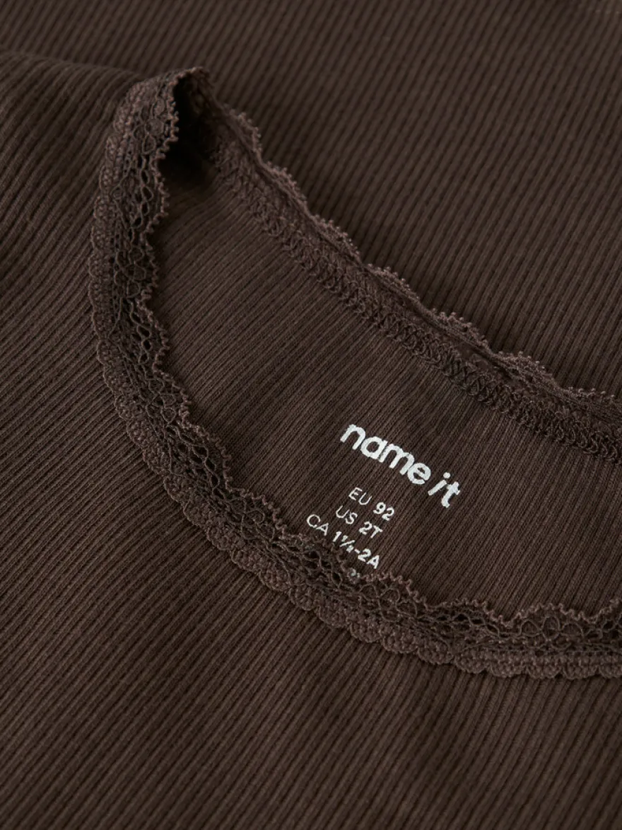 Name It Kab Långärmad Topp - French Roast