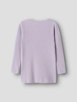 Name It Kab Långärmad Topp - Lavender Gray