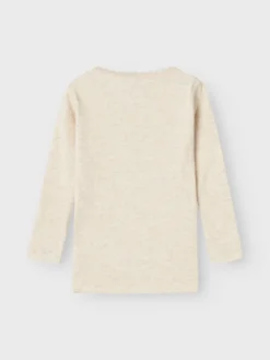 Name It Kab Långärmad Topp - Peyote Melange