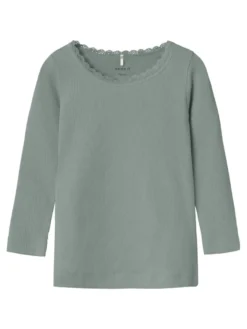 Name It Kab Långärmad Topp - Slate Gray
