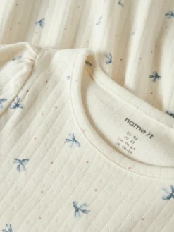 Name It Kathlen Klänning - Antique White