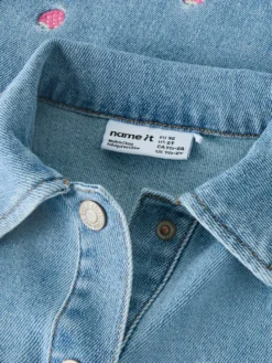 Name It Laila Denim Klänning - Light Blue Denim