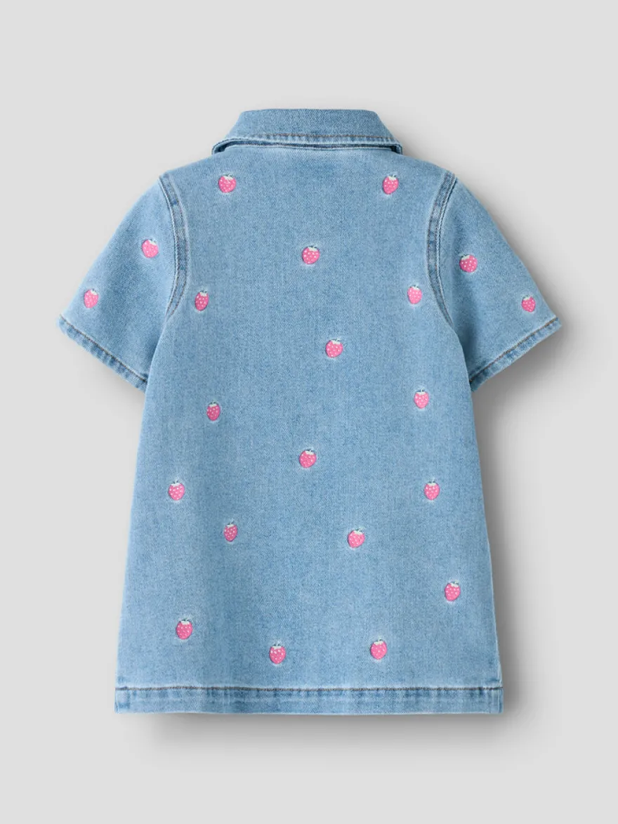 Name It Laila Denim Klänning - Light Blue Denim