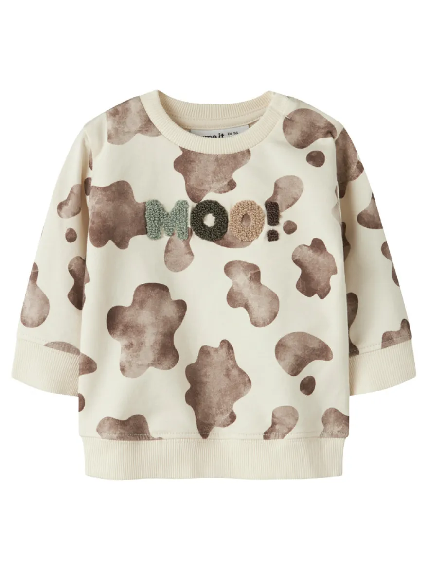 Name It Larry Sweatshirt - Antique White