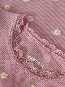 Name It Laurel Långärmad Body - Lilas