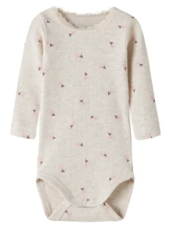 Name It Laurel Långärmad Body - Peyote Melange