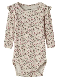 Name It Lianna Långärmad Body - Antique White