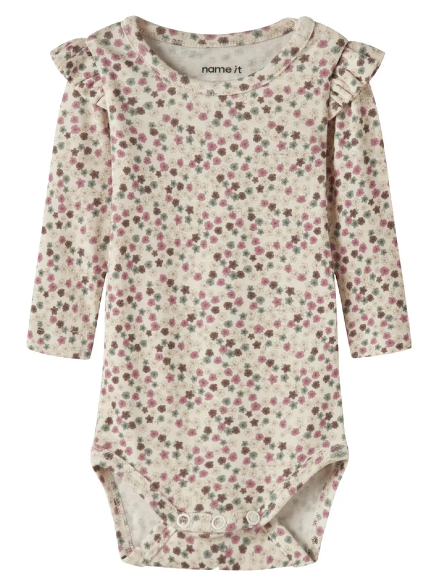 Name It Lianna Långärmad Body - Antique White