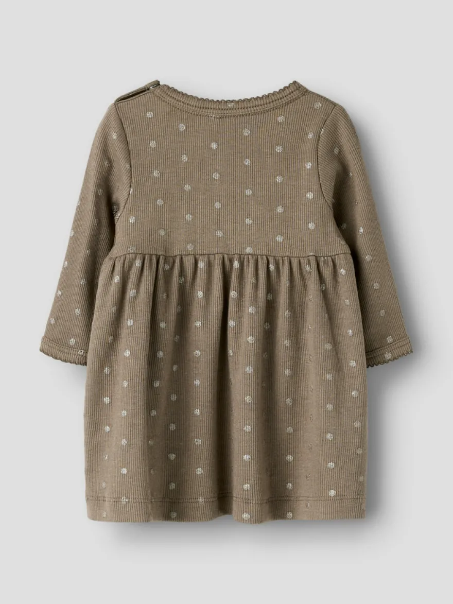 Name It Lona Klänning - Taupe Gray