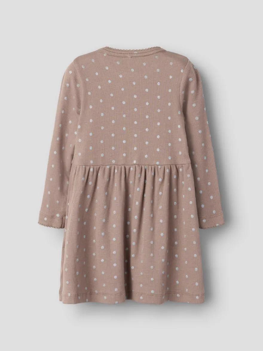 Name It Lona Klänning - Taupe Gray