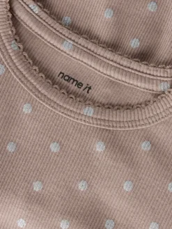 Name It Lona Klänning - Taupe Gray