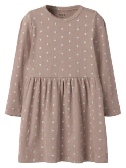 Name It Lona Klänning - Taupe Gray
