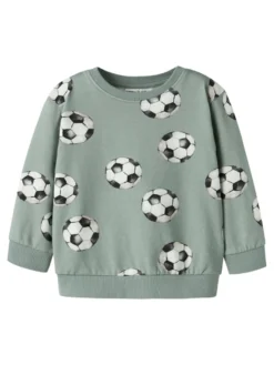 Name It Louie Sweatshirt - Green Milieu