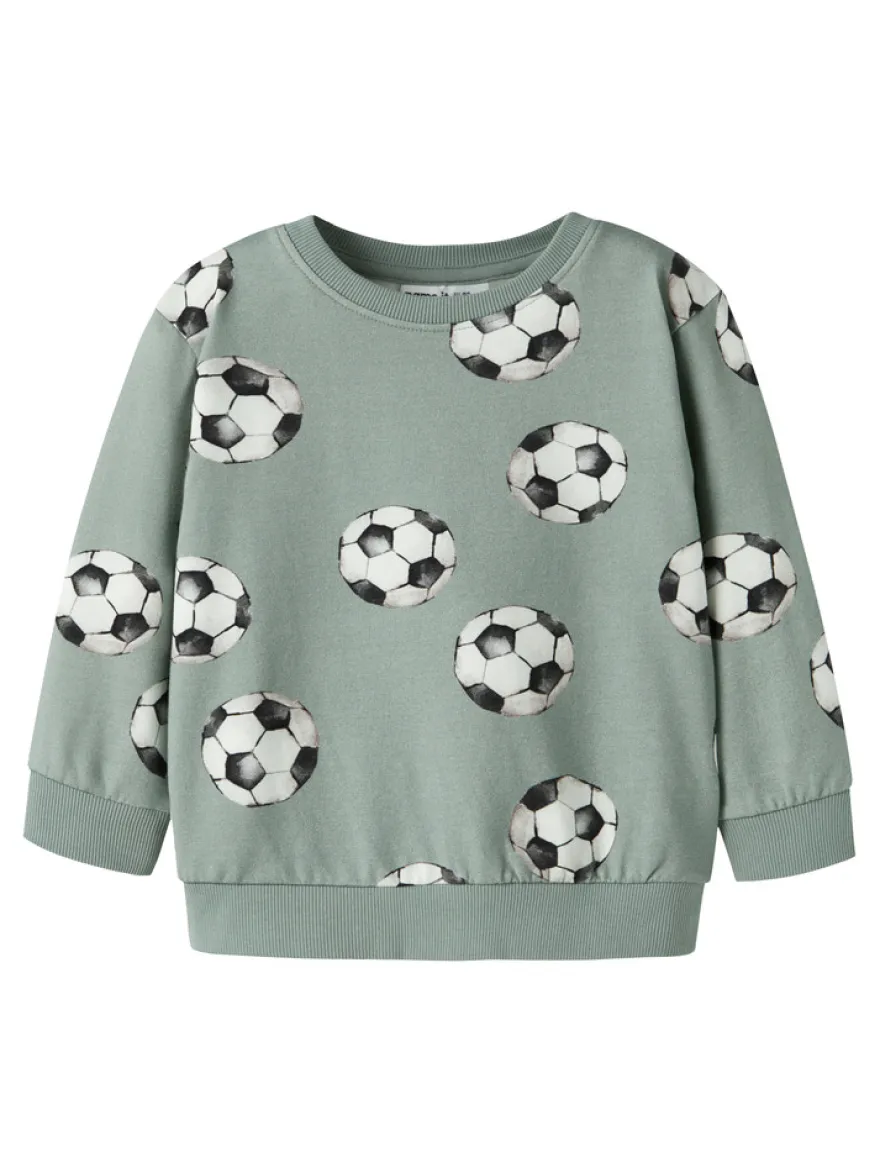 Name It Louie Sweatshirt - Green Milieu
