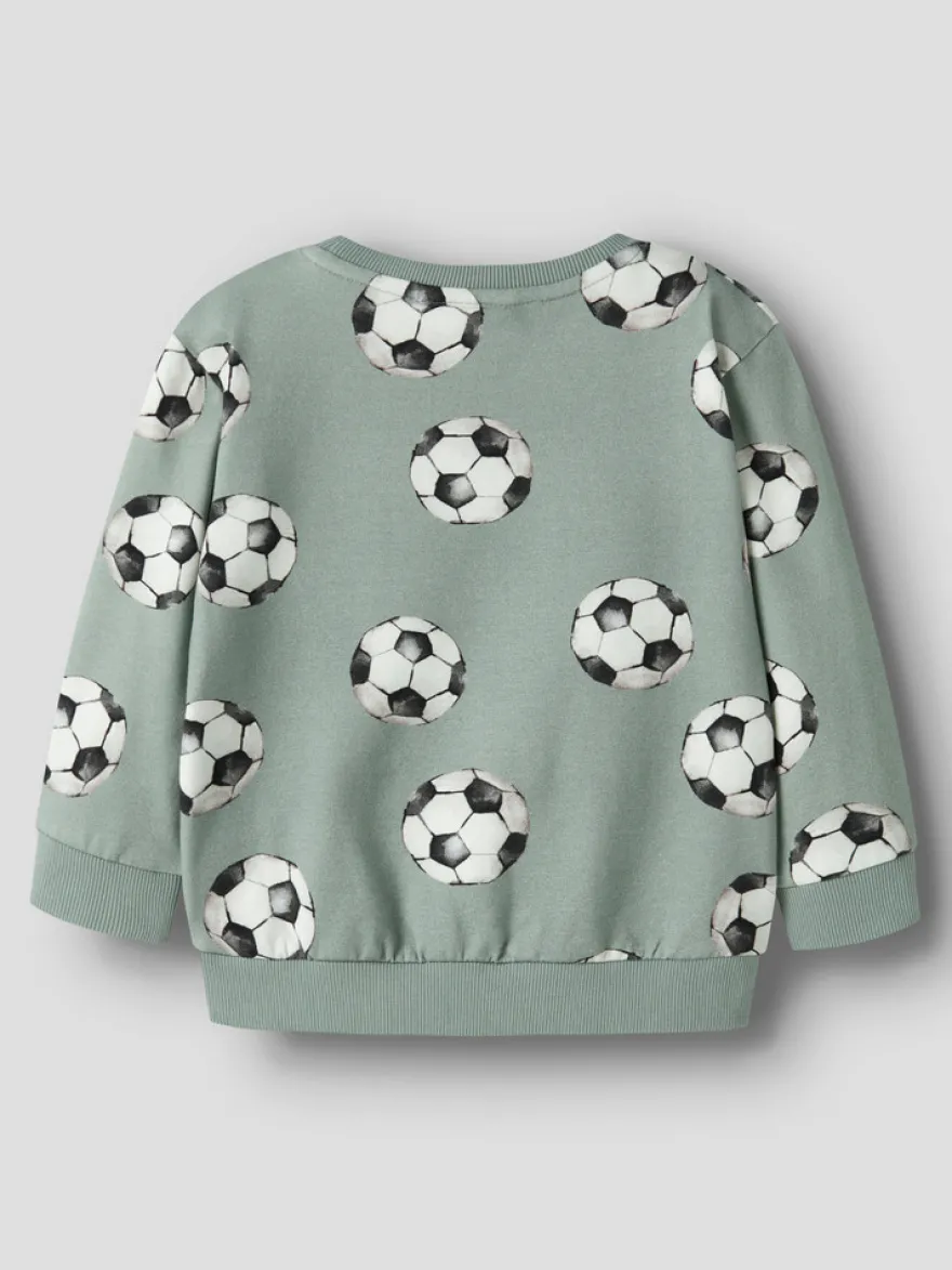 Name It Louie Sweatshirt - Green Milieu