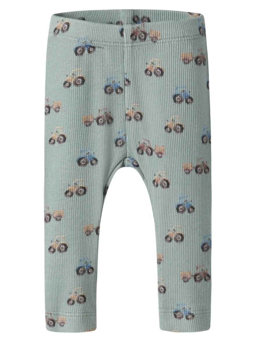 Name It Ludwig Leggings - Green Milieu