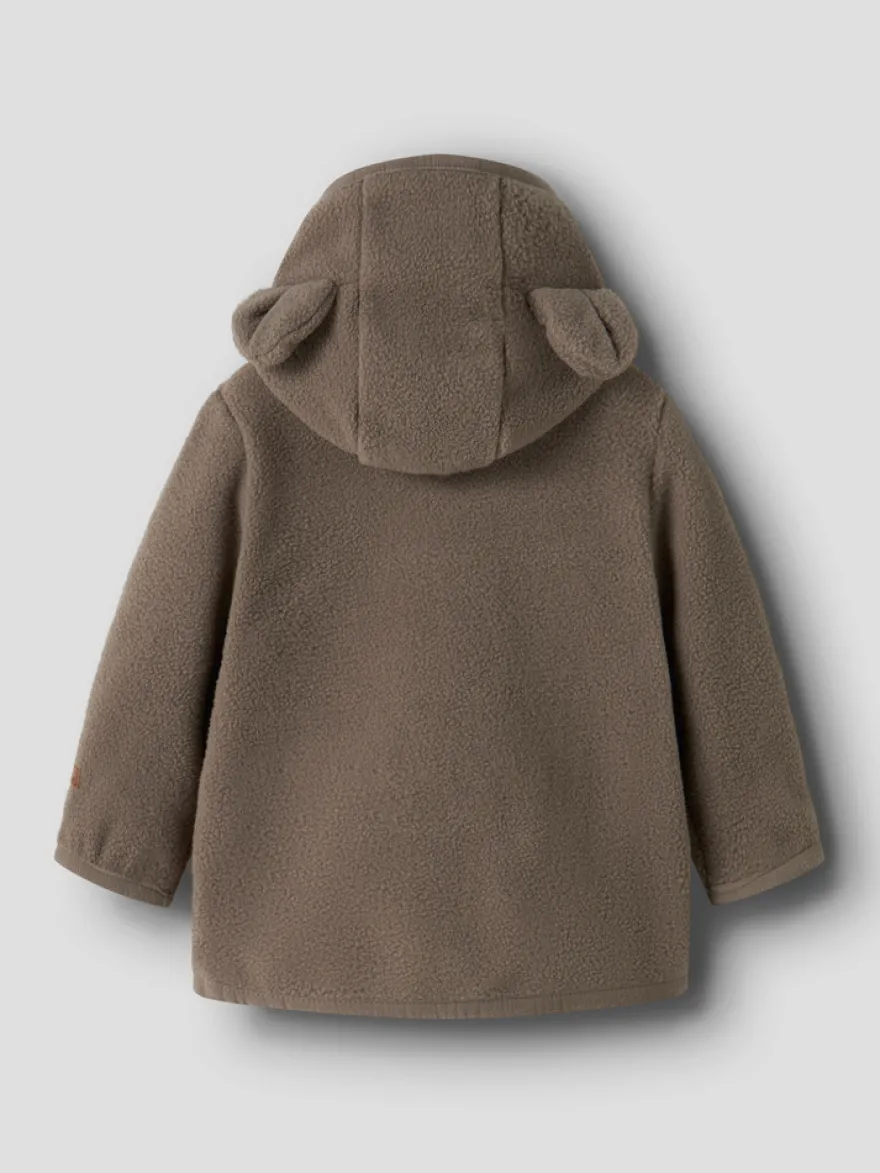 Name It Meeko Fleece Jacka - Walnut