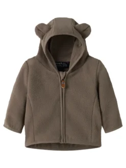 Name It Meeko Fleece Jacka - Walnut