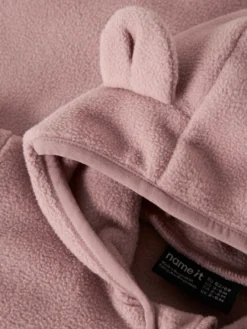 Name It Meeko Fleece Overall - Woodrose