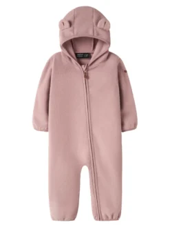 Name It Meeko Fleece Overall - Woodrose