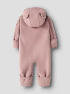 Name It Meeko Fleece Overall - Woodrose