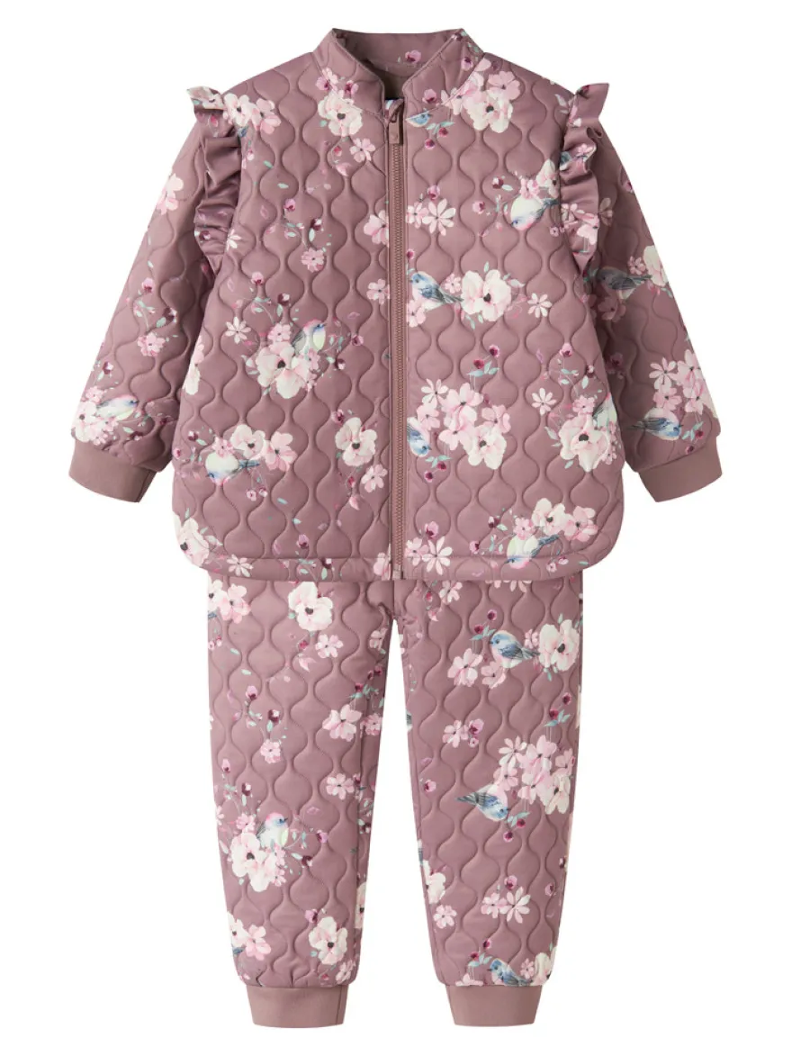 Name It Moon Quiltat Set - Wistful Mauve