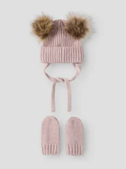 Name It Mora Mössa Set - Violet Ice
