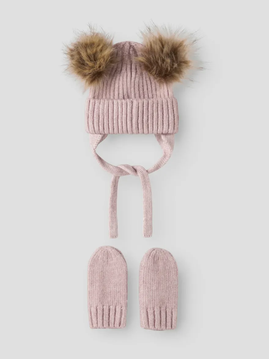 Name It Mora Mössa Set - Violet Ice