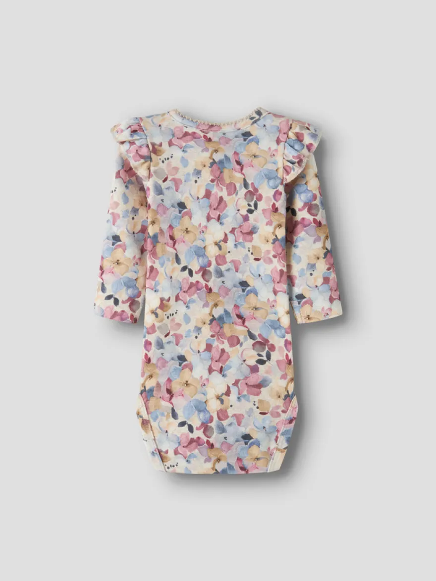 Name It Nadena Långärmad Body - Peyote Melange