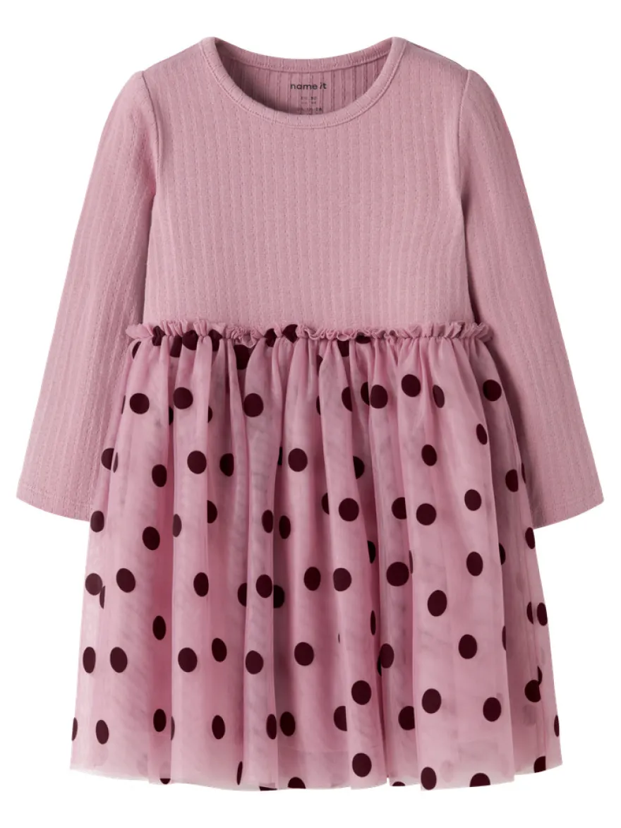 Name It Nagina Tulle Klännig - Lilas