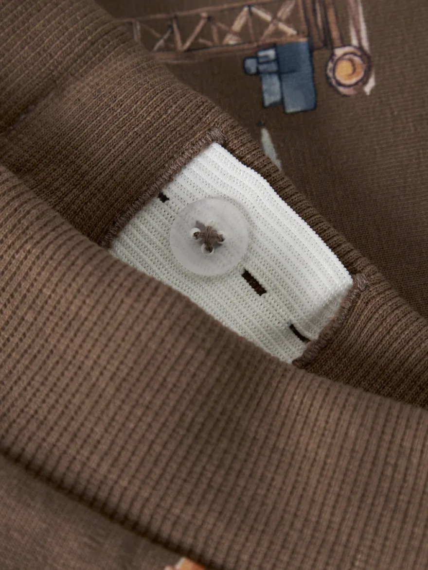 Name It Nelson Sweatpants - Brown Lentil